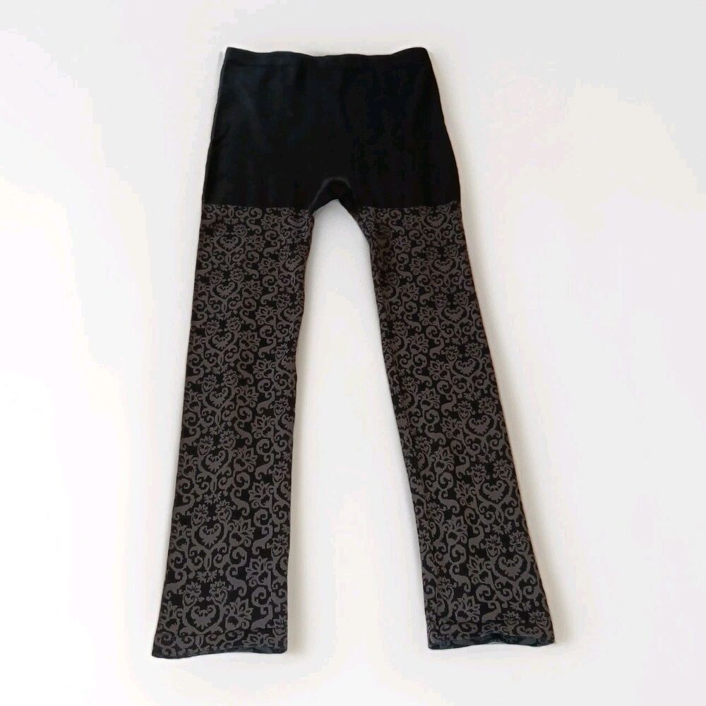 Lane Bryant Leggings E/F Black And Gray Approximately 3X 22/24 26/28
